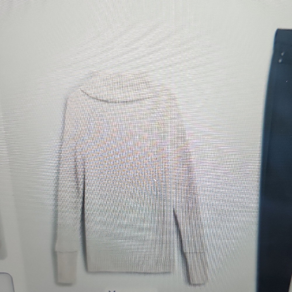Market & Spruce Cream Cowl-Neck Sweater